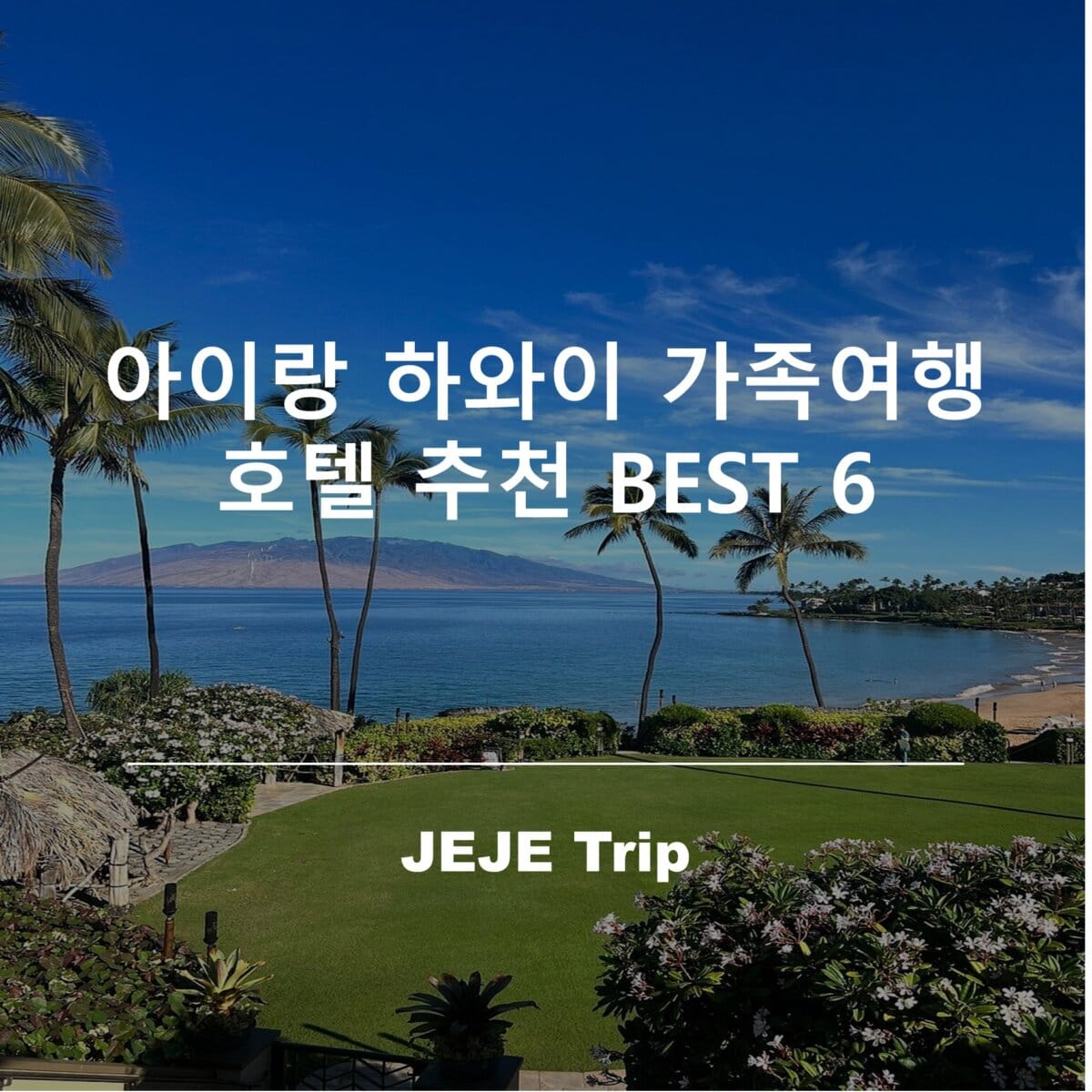 아이랑 하와이 가족여행 호텔 추천 BEST 6